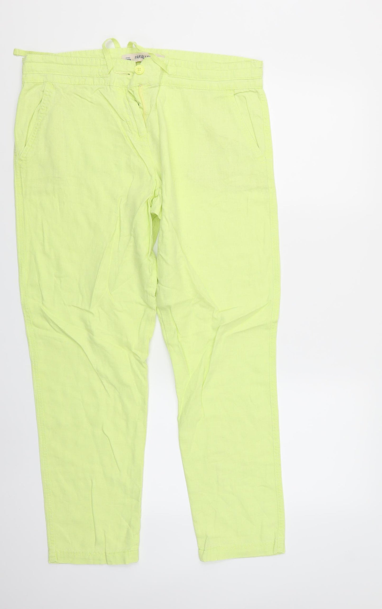 Parallel Womens Green   Trousers  Size 14 L29 in