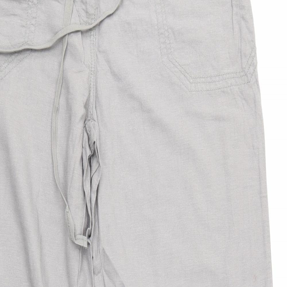 NEXT Womens Grey   Cargo Trousers Size 4 L30 in