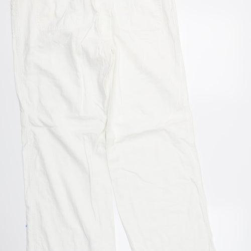 TU Womens White   Trousers  Size 12 L30 in