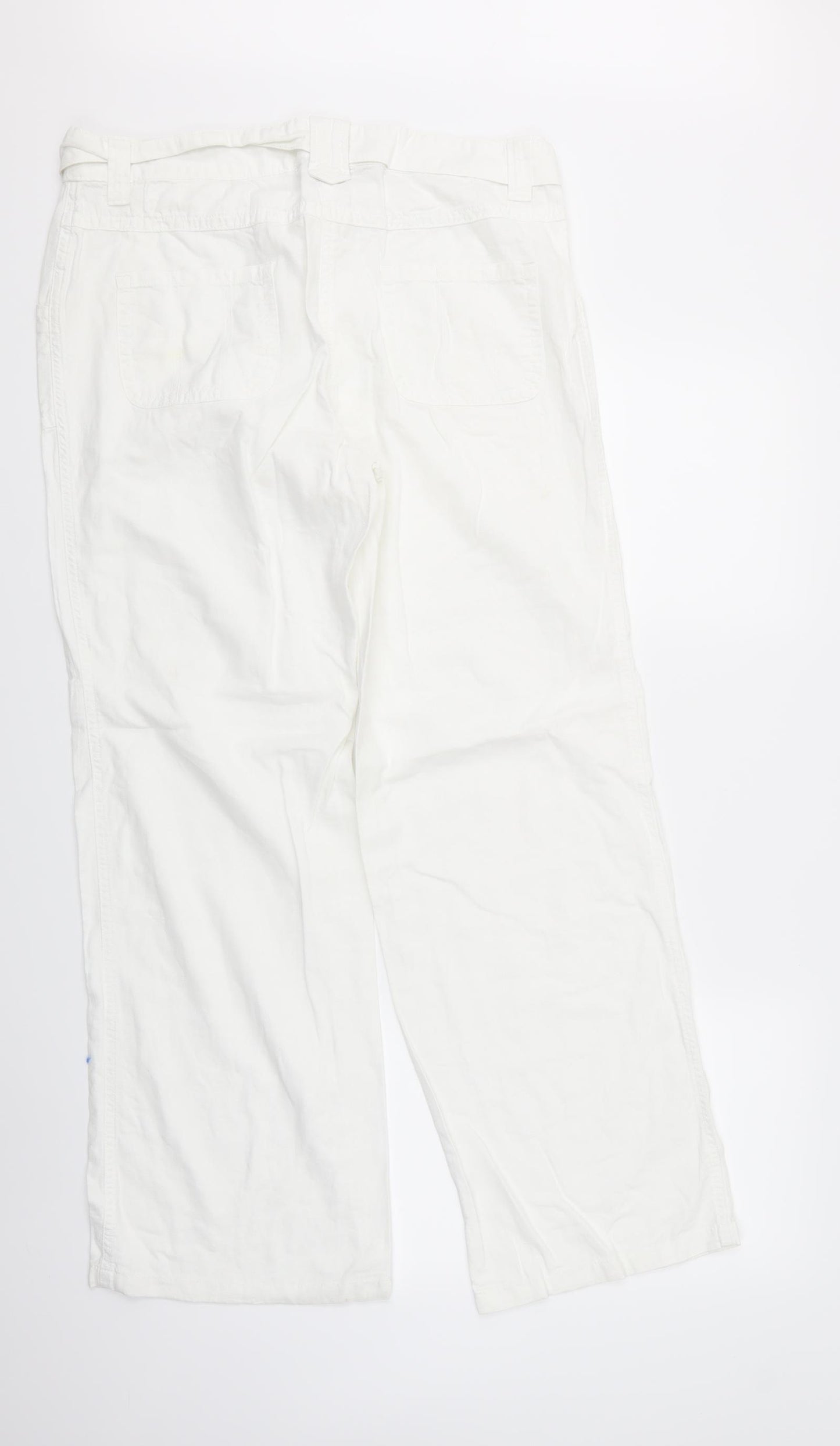 TU Womens White   Trousers  Size 12 L30 in