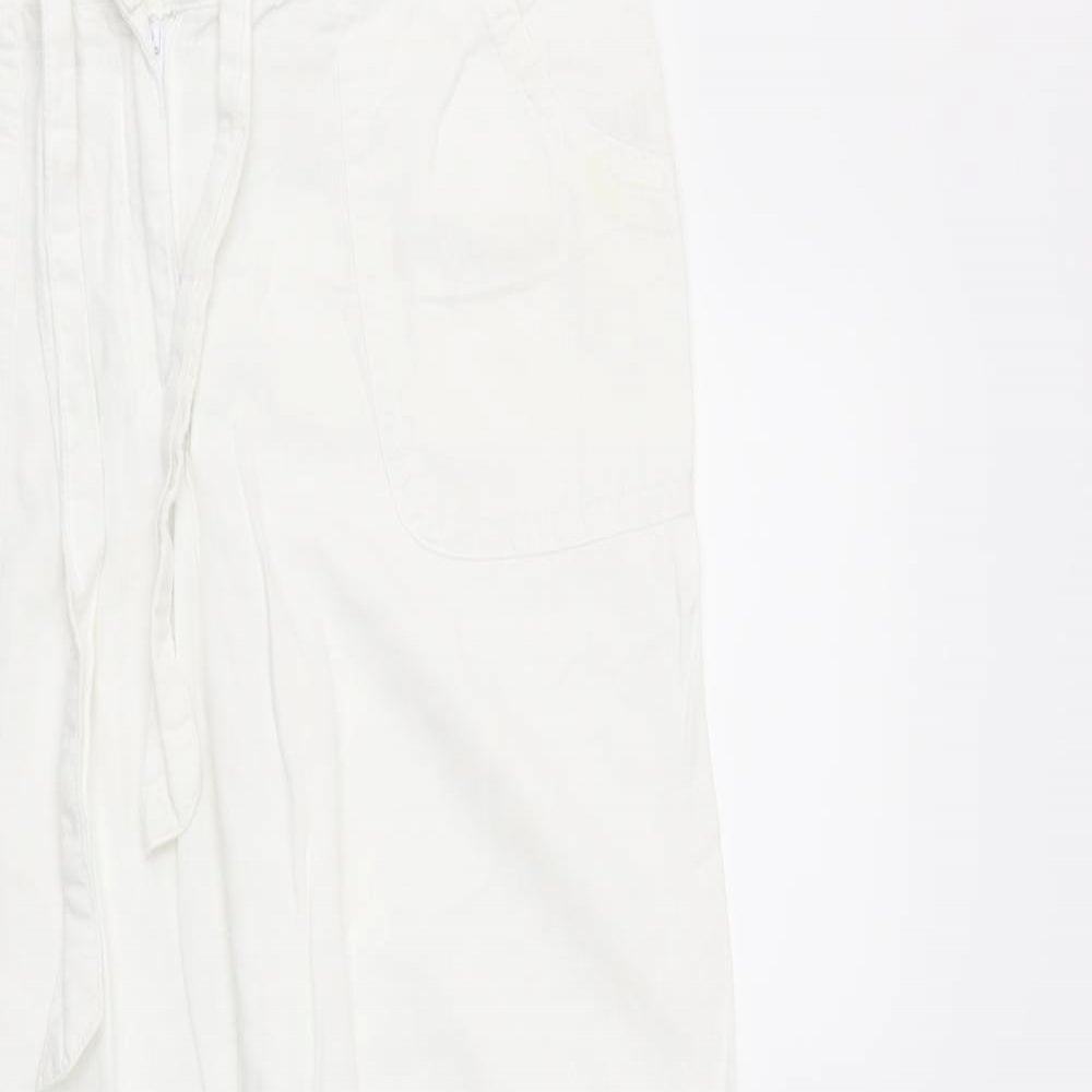 TU Womens White   Trousers  Size 12 L30 in