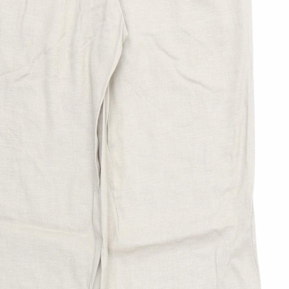 Marks and Spencer Womens Ivory   Trousers  Size 10 L29 in