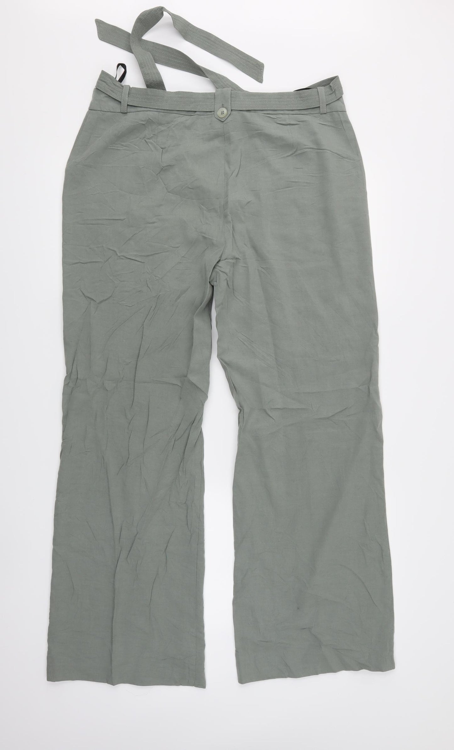 Principles Womens Green   Trousers  Size 14 L30 in