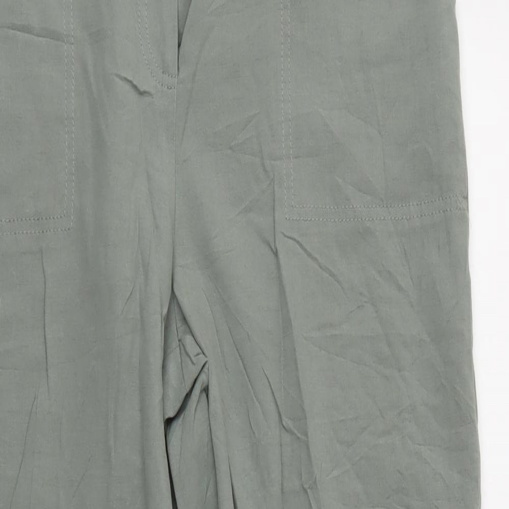 Principles Womens Green   Trousers  Size 14 L30 in