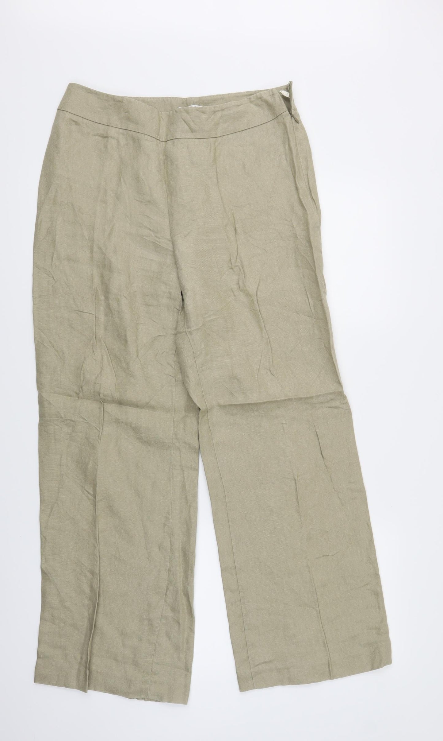 Precis Womens Beige   Trousers  Size 12 L28.5 in