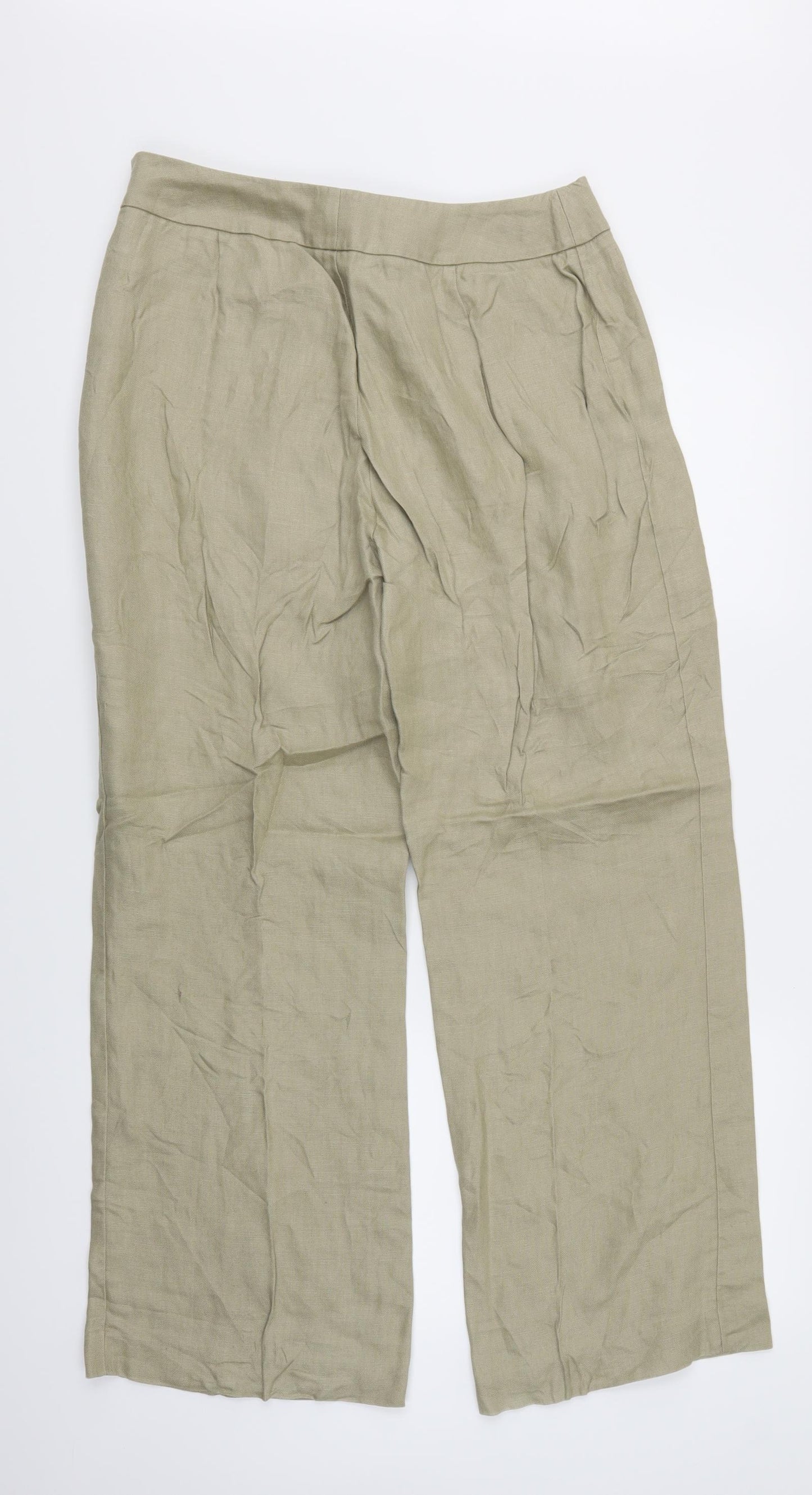 Precis Womens Beige   Trousers  Size 12 L28.5 in