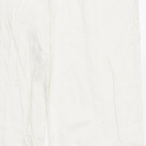 Papaya Womens White   Cargo Trousers Size 16 L30 in