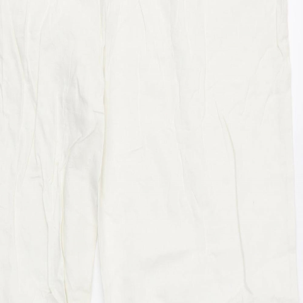 Papaya Womens White   Cargo Trousers Size 16 L30 in