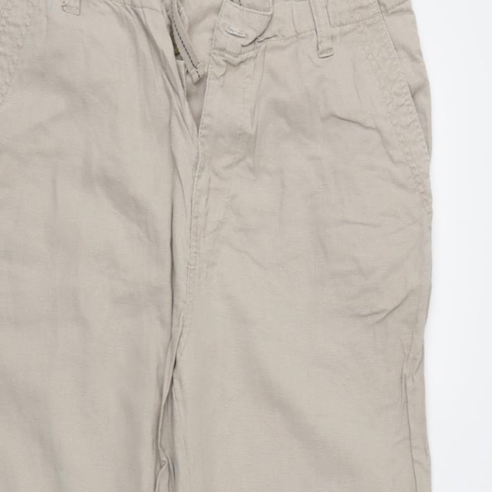 denim & co Mens Ivory   Capri Trousers Size 36 L30 in
