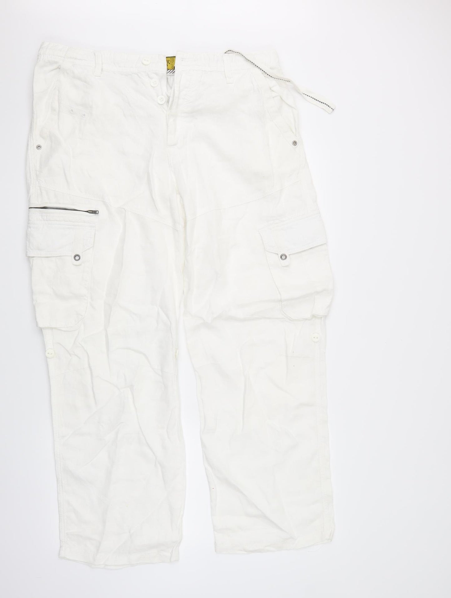 NEXT Mens White   Trousers  Size 34 L30 in