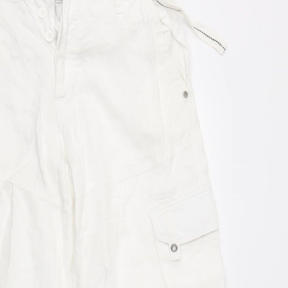 NEXT Mens White   Trousers  Size 34 L30 in