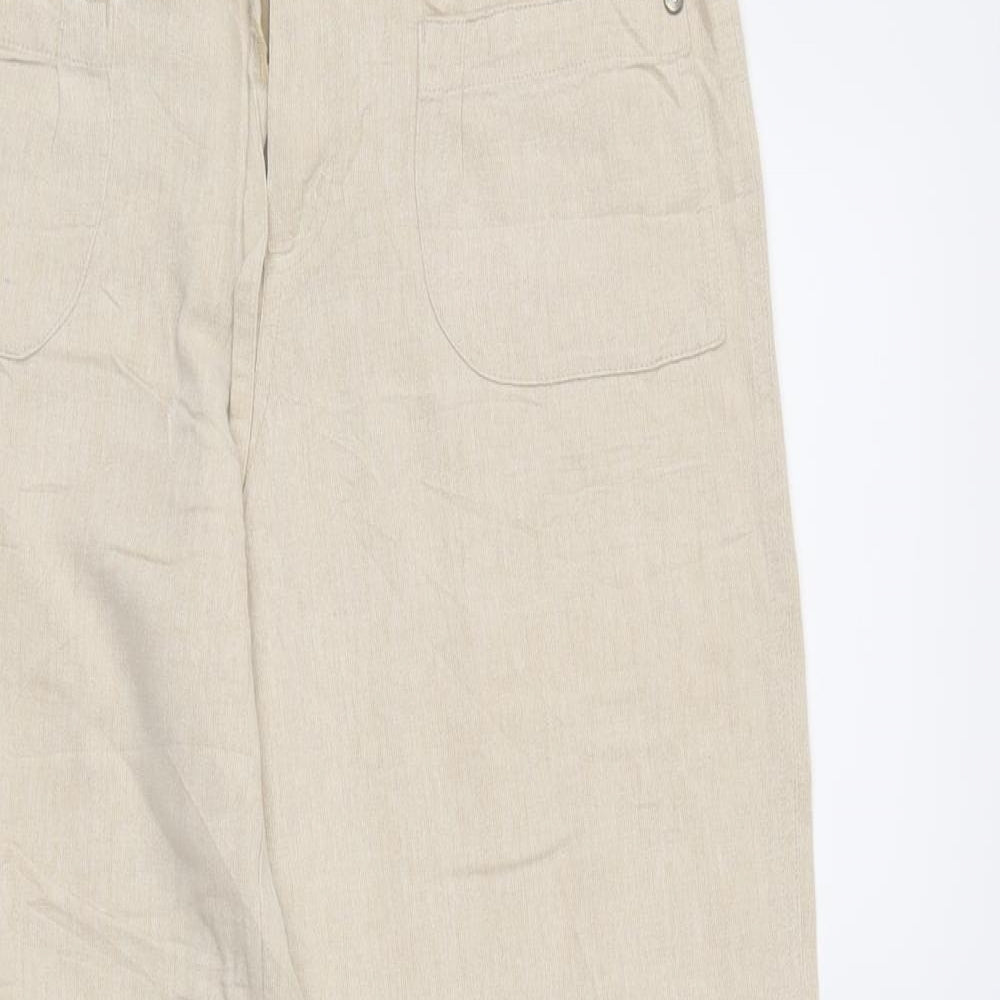 RESERVED Womens Ivory   Trousers  Size 10 L29 in