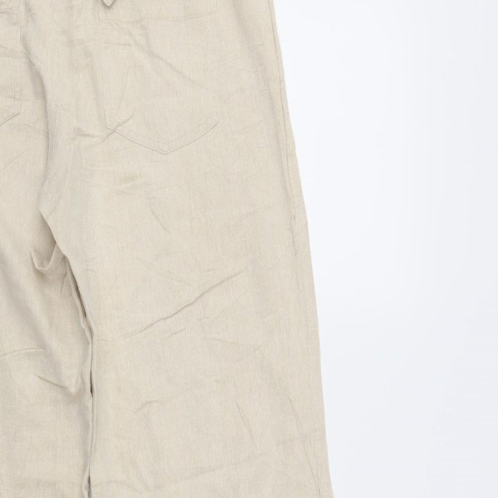 RESERVED Womens Ivory   Trousers  Size 10 L29 in