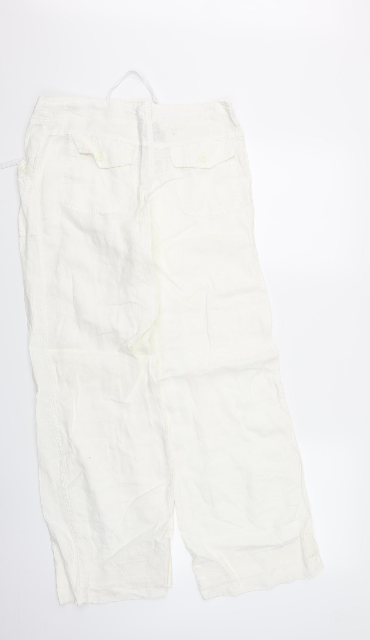 Atmosphere Womens White   Trousers  Size 8 L29 in