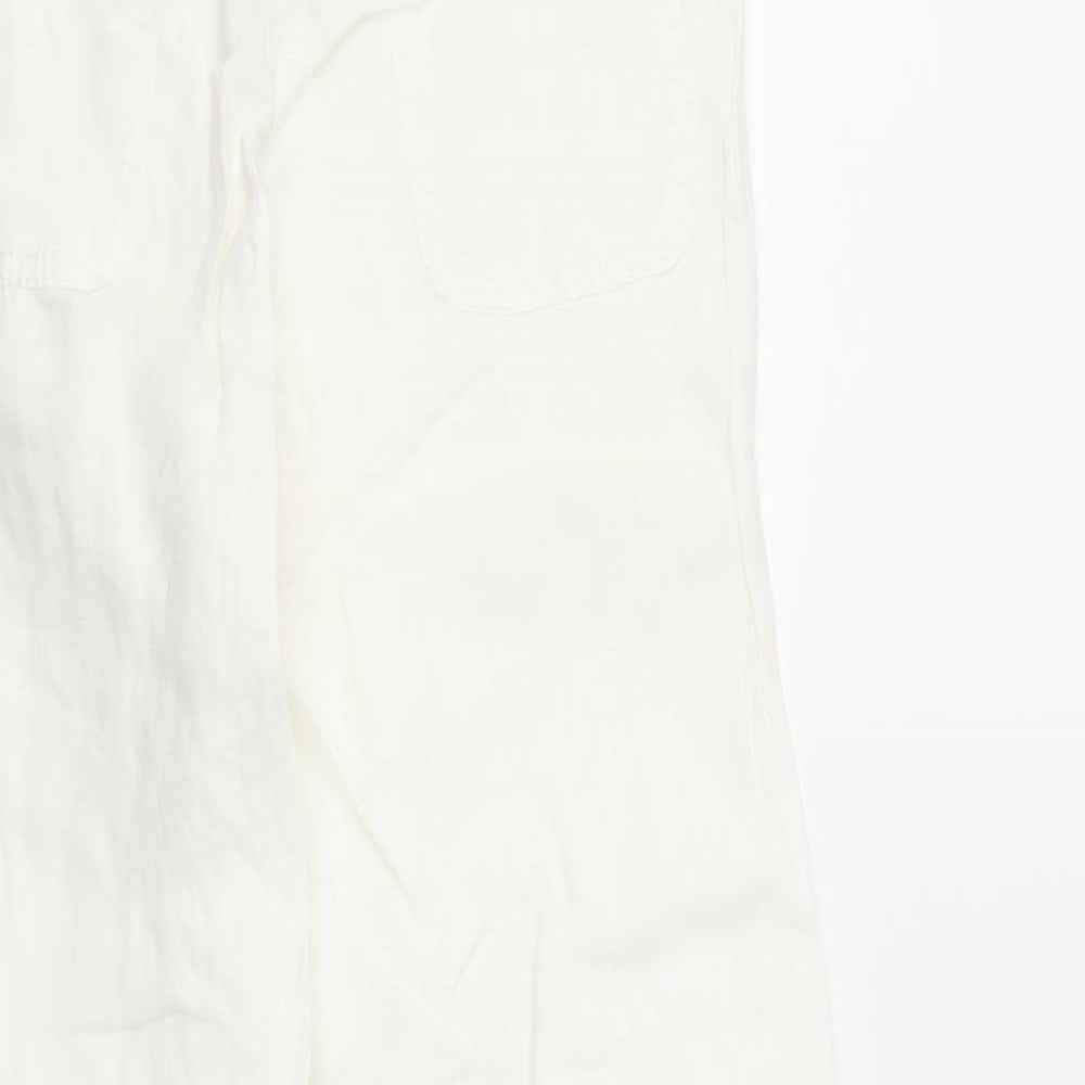 Atmosphere Womens White   Trousers  Size 8 L29 in