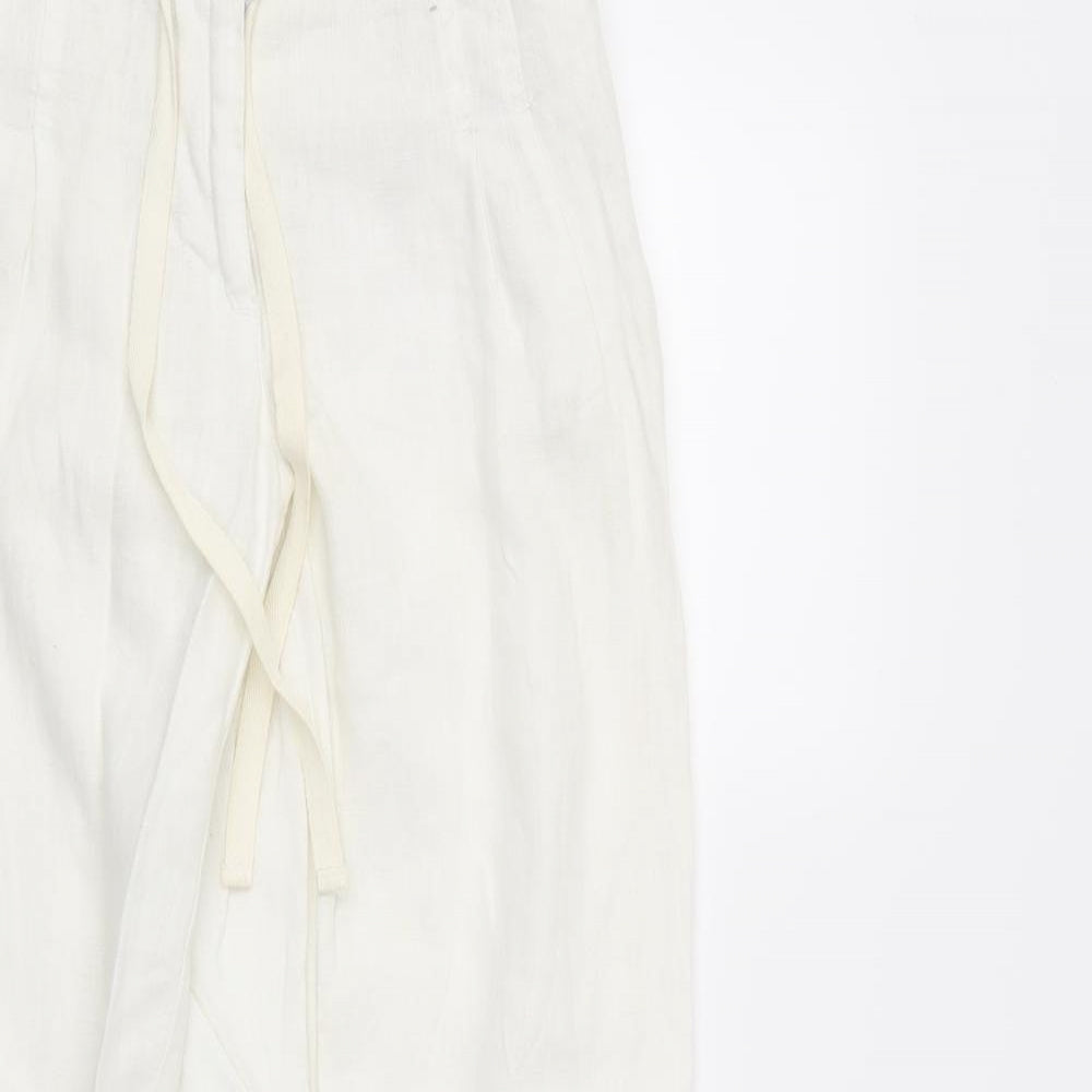 Cherokee Womens White   Trousers  Size 12 L30.5 in