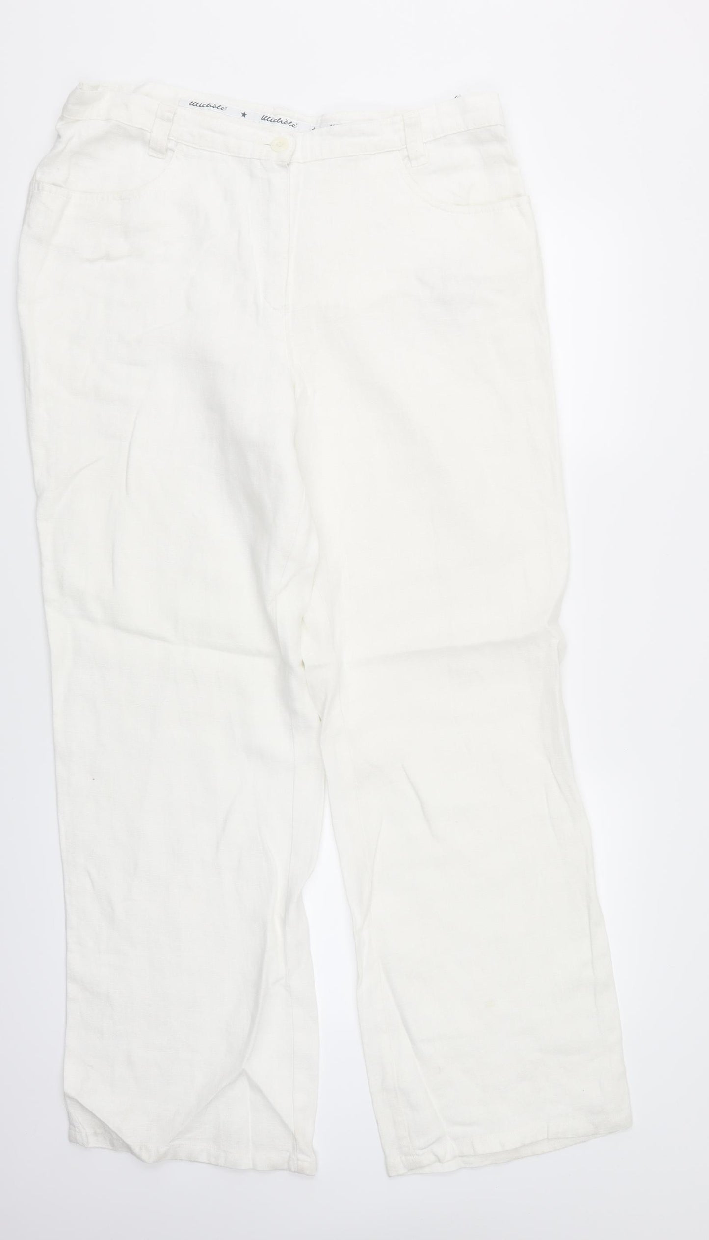 Wichele Womens White   Trousers  Size 18 L30 in