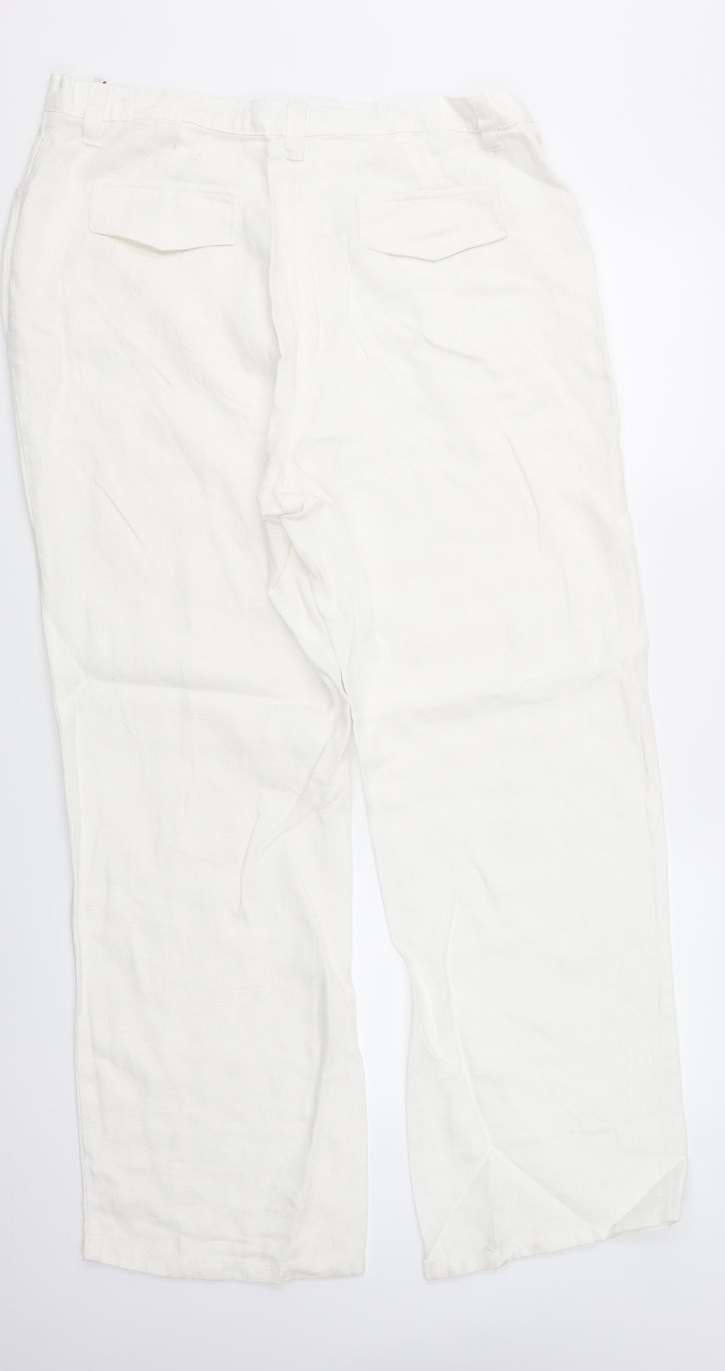 Wichele Womens White   Trousers  Size 18 L30 in