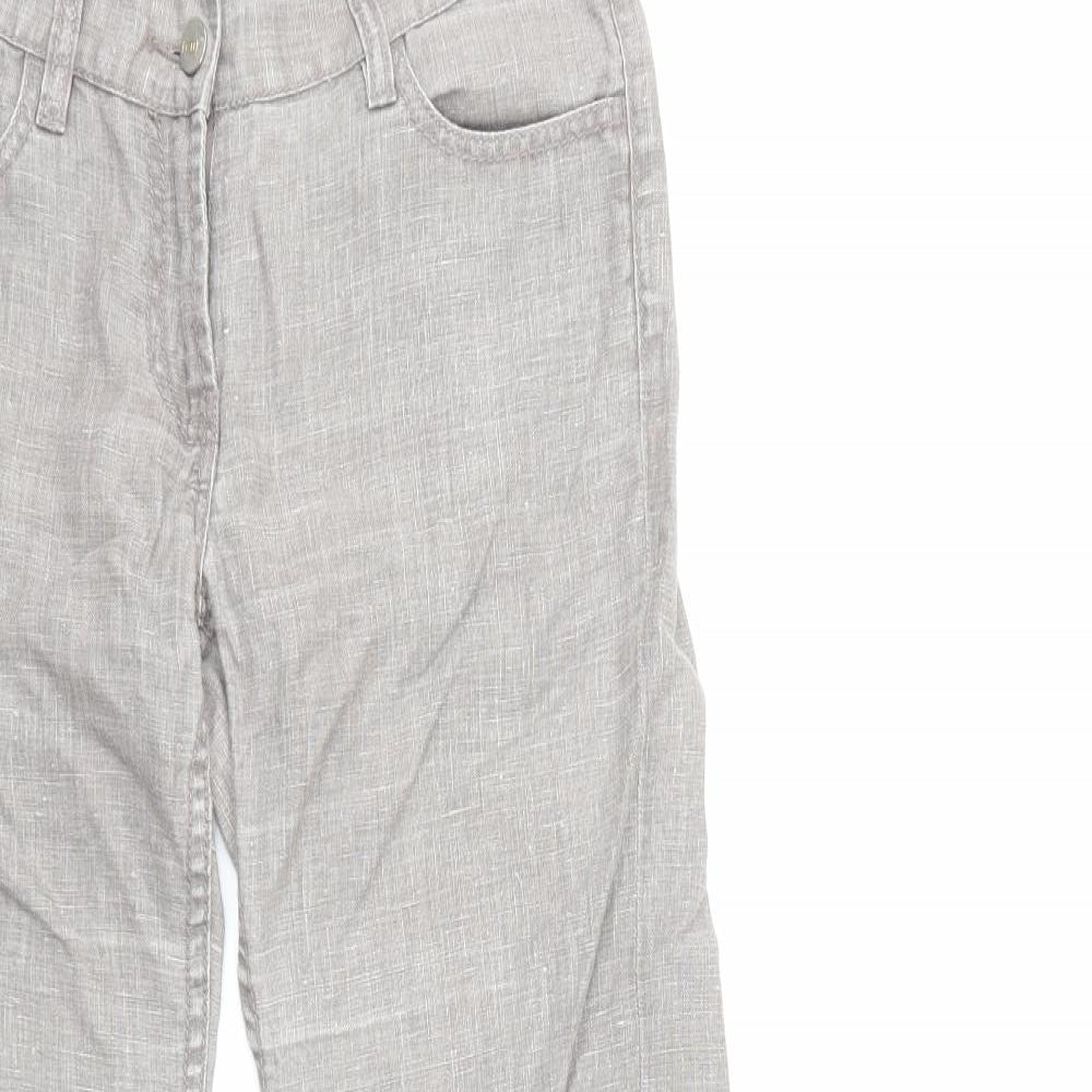 French Connection Womens Grey   Trousers  Size 8 L30 in