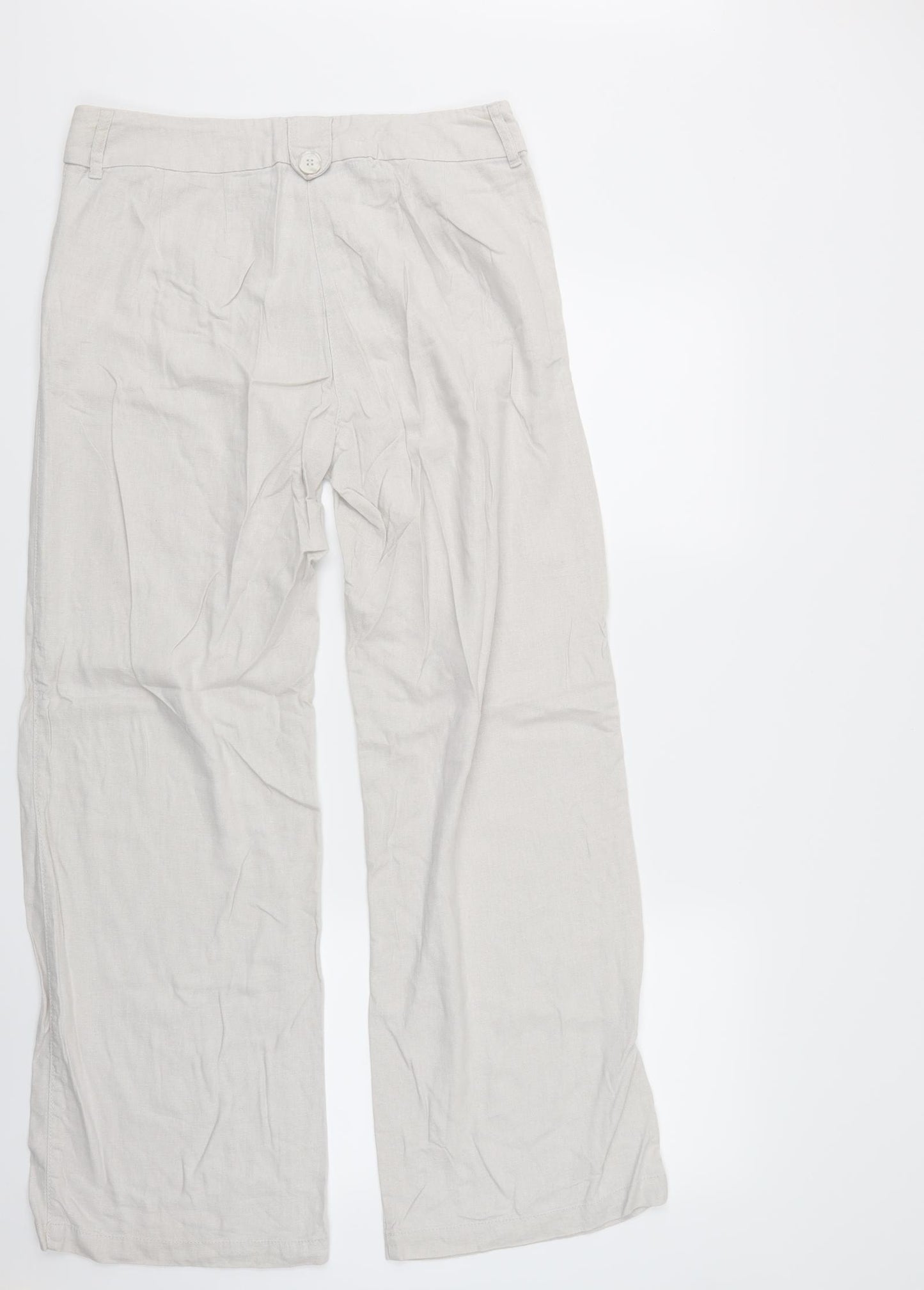 Peacocks Womens Grey   Trousers  Size 10 L30 in
