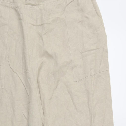 Julipa Womens Ivory   Trousers  Size 18 L26 in
