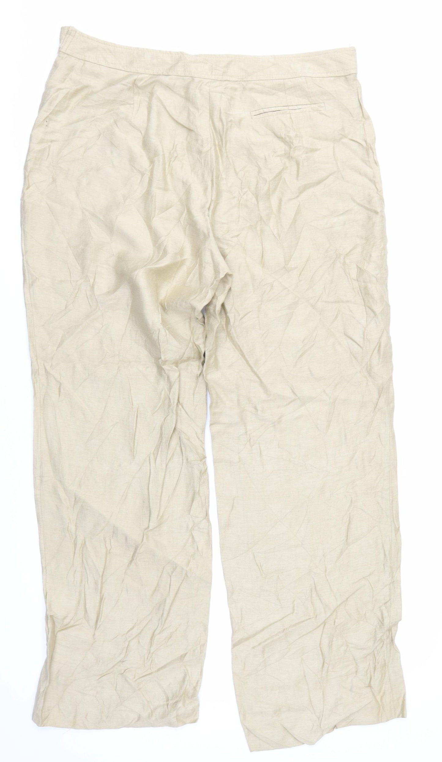 Sixth Sense Womens Gold   Trousers  Size 16 L30 in