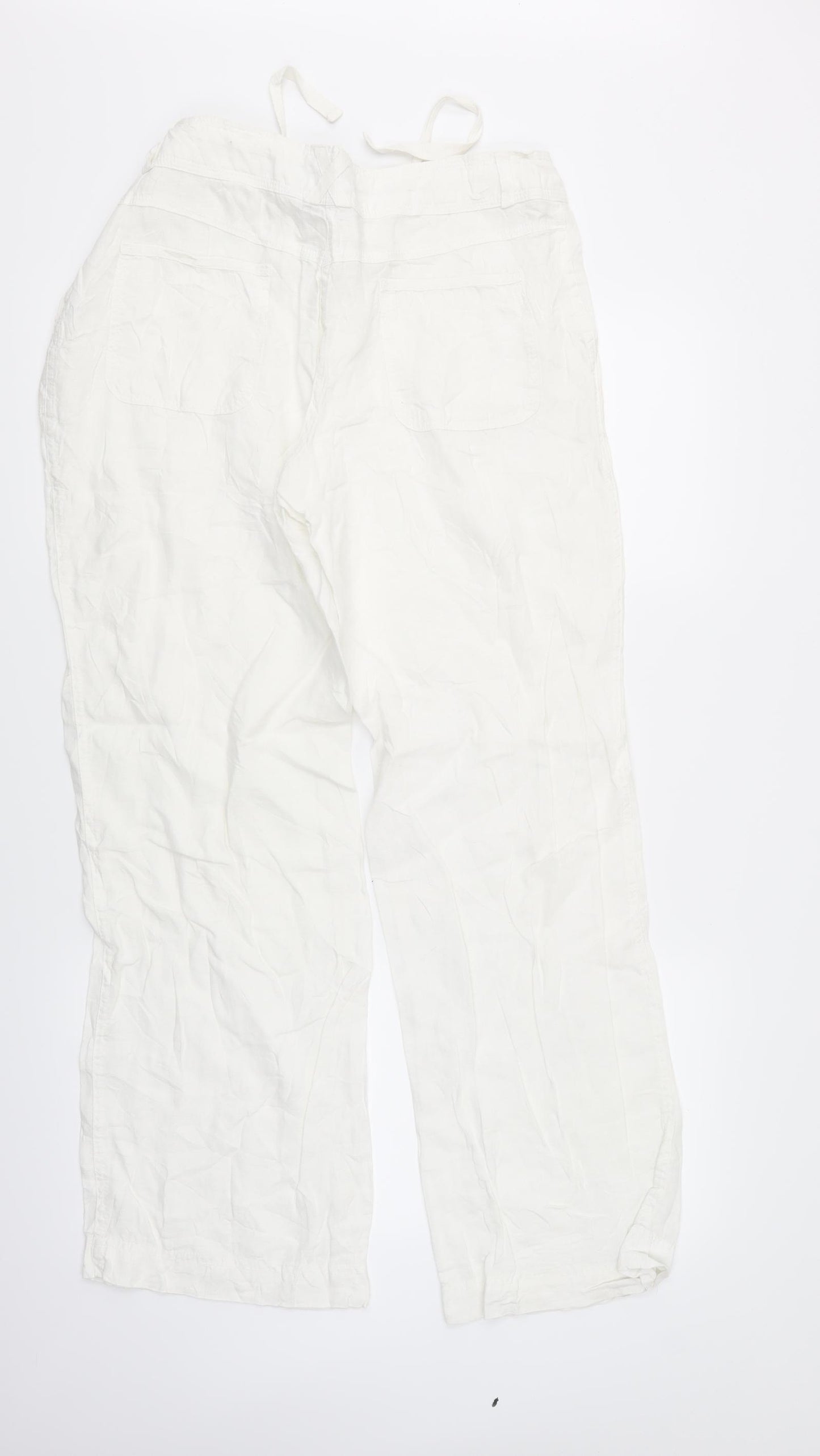 Atmosphere Womens White   Trousers  Size 12 L30 in
