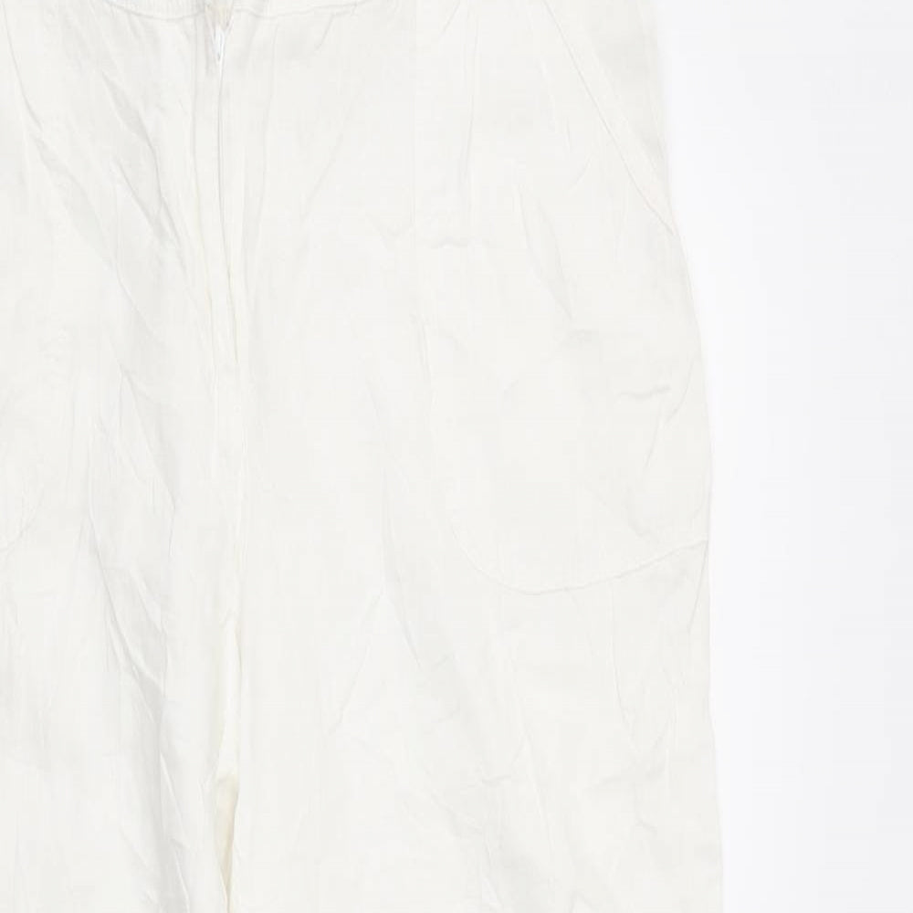 Atmosphere Womens White   Trousers  Size 12 L30 in