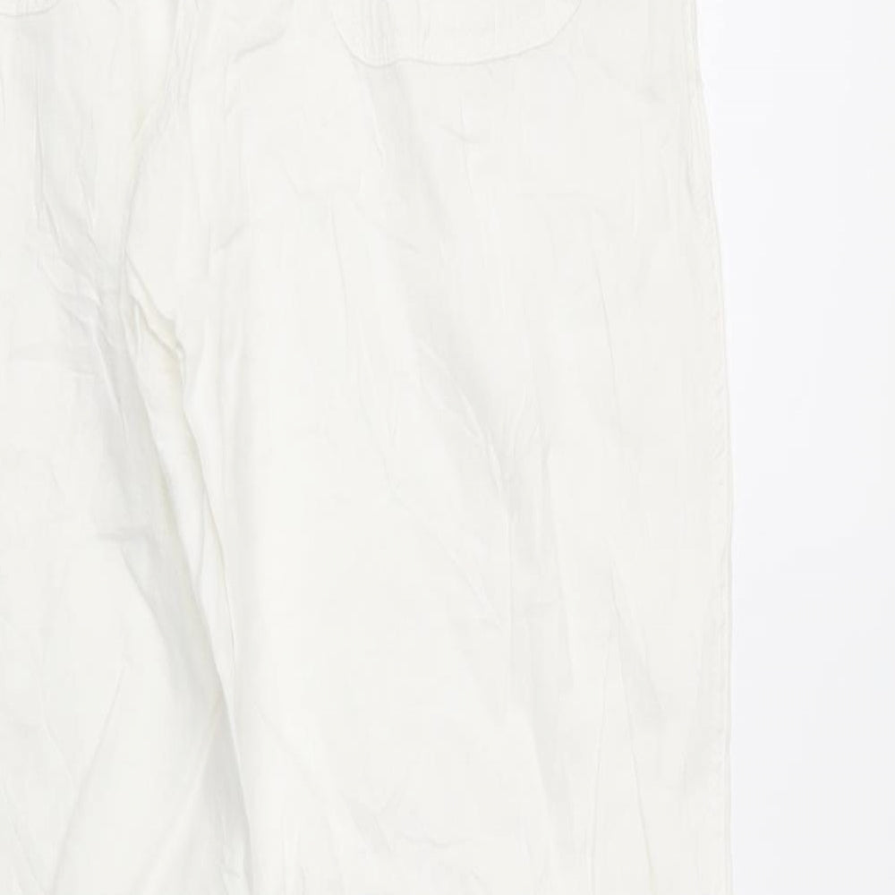 Atmosphere Womens White   Trousers  Size 12 L30 in