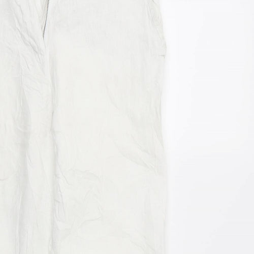 The Trend House Womens White   Trousers  Size L L29 in