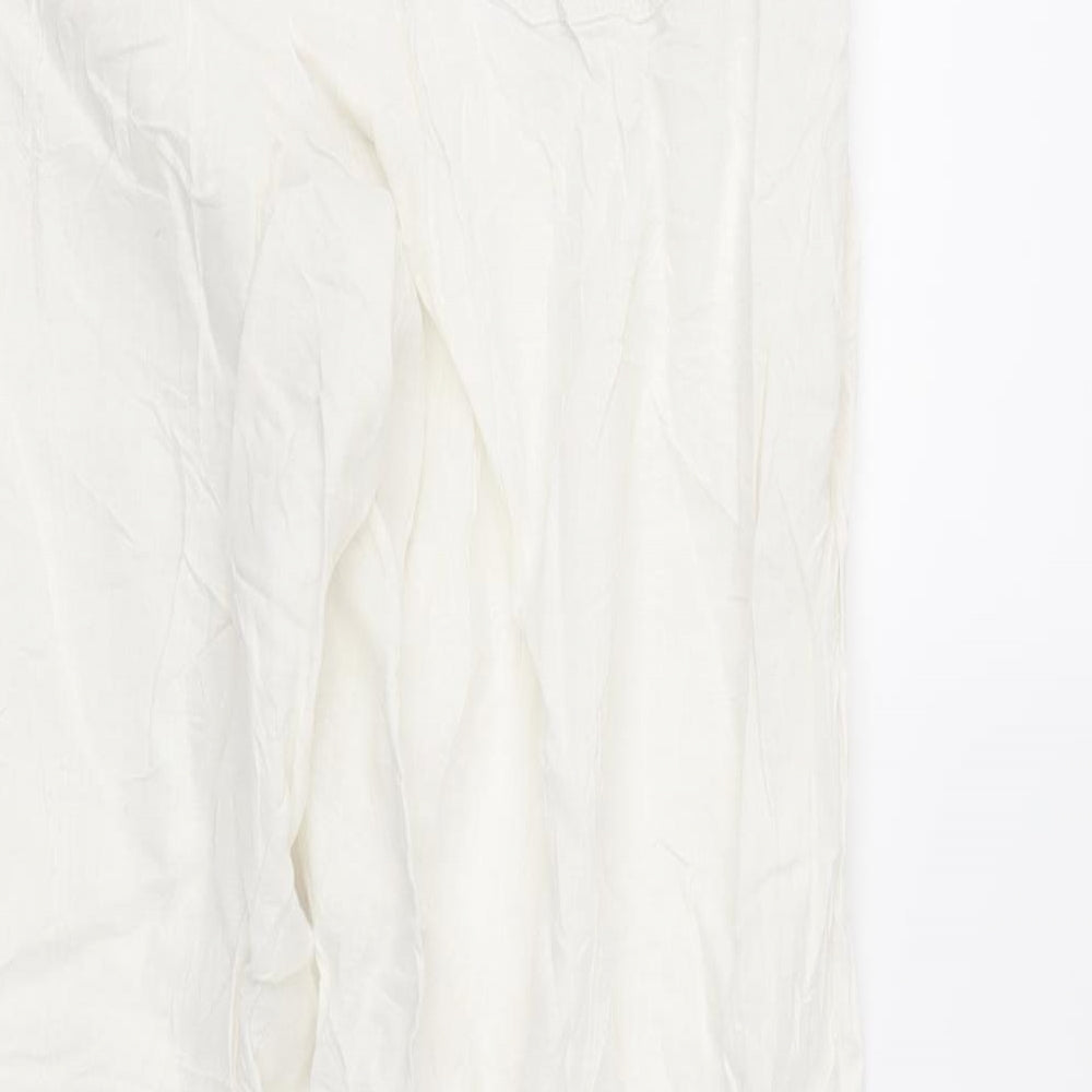 Cherokee Womens White   Cargo Trousers Size 16 L28.5 in