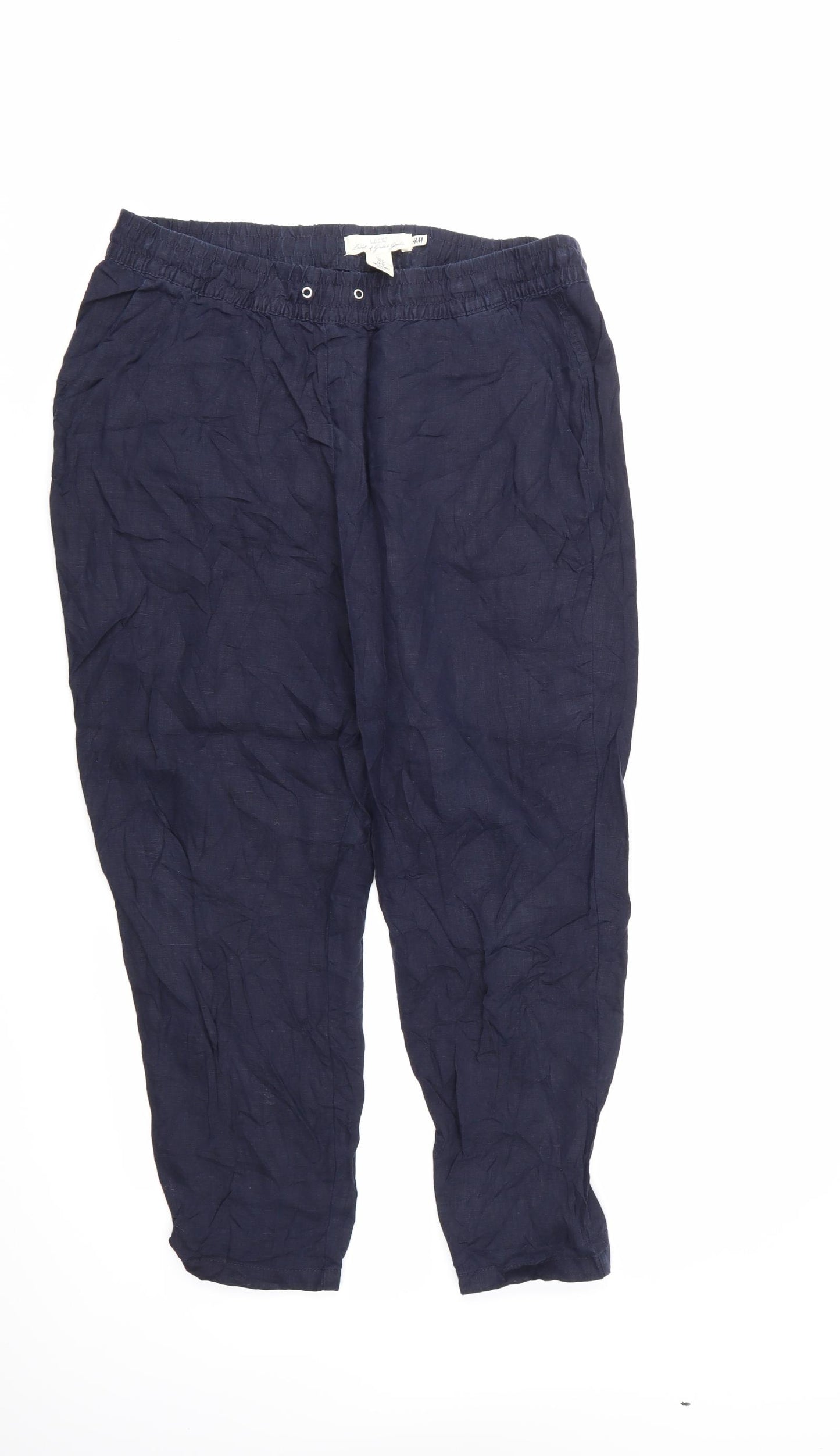 LOGG Womens Blue   Trousers  Size 14 L26 in