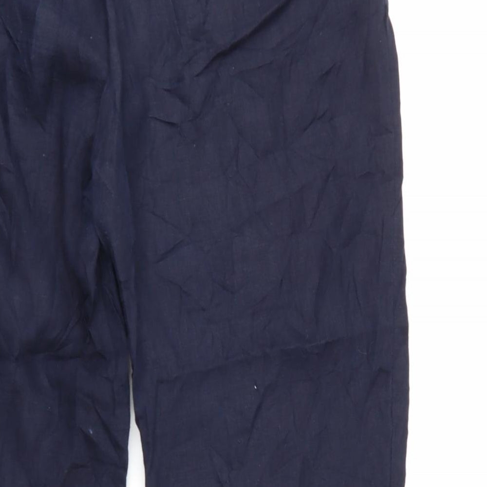 LOGG Womens Blue   Trousers  Size 14 L26 in