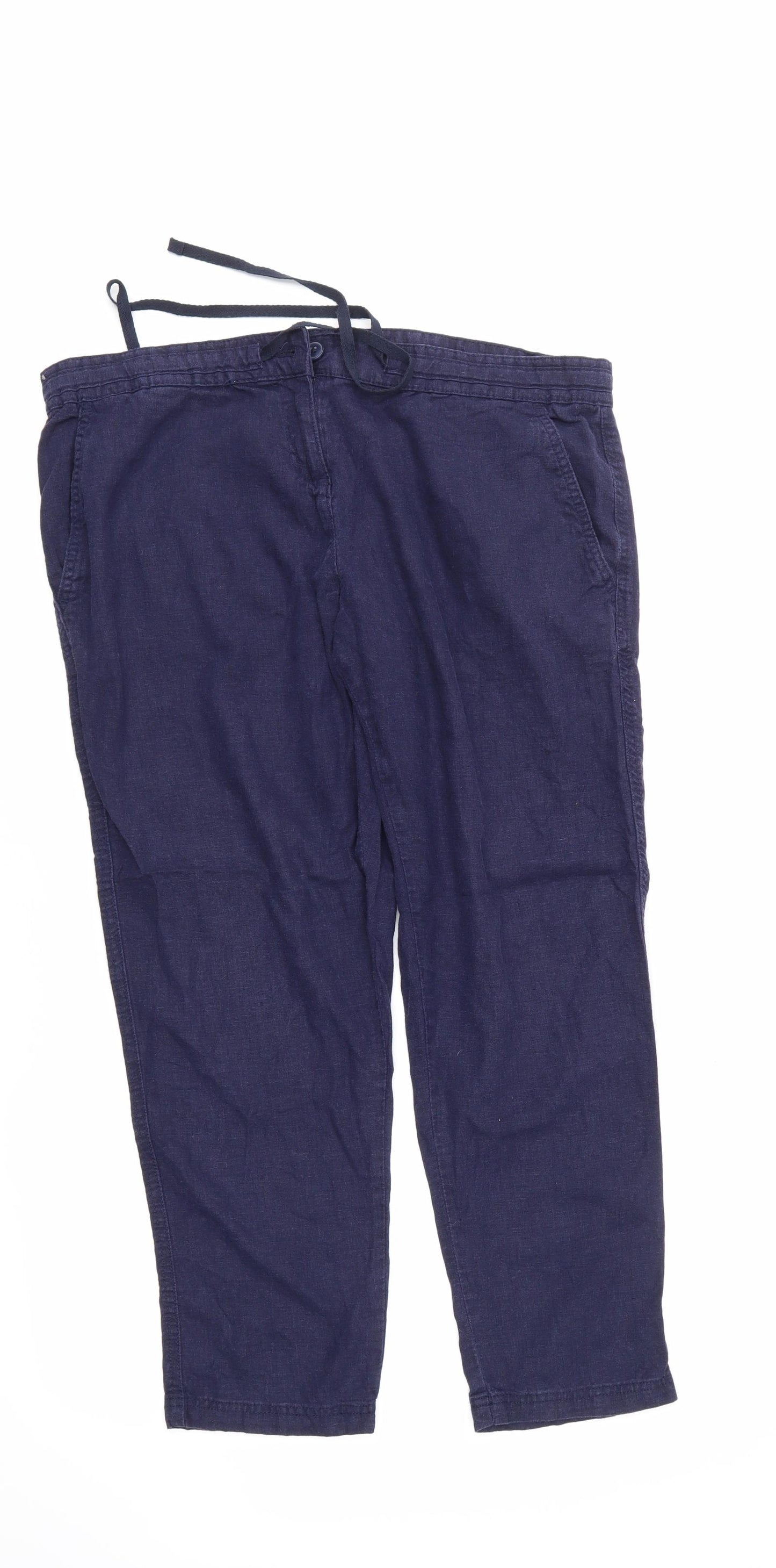 NEXT Womens Blue   Trousers  Size 16 L26.5 in
