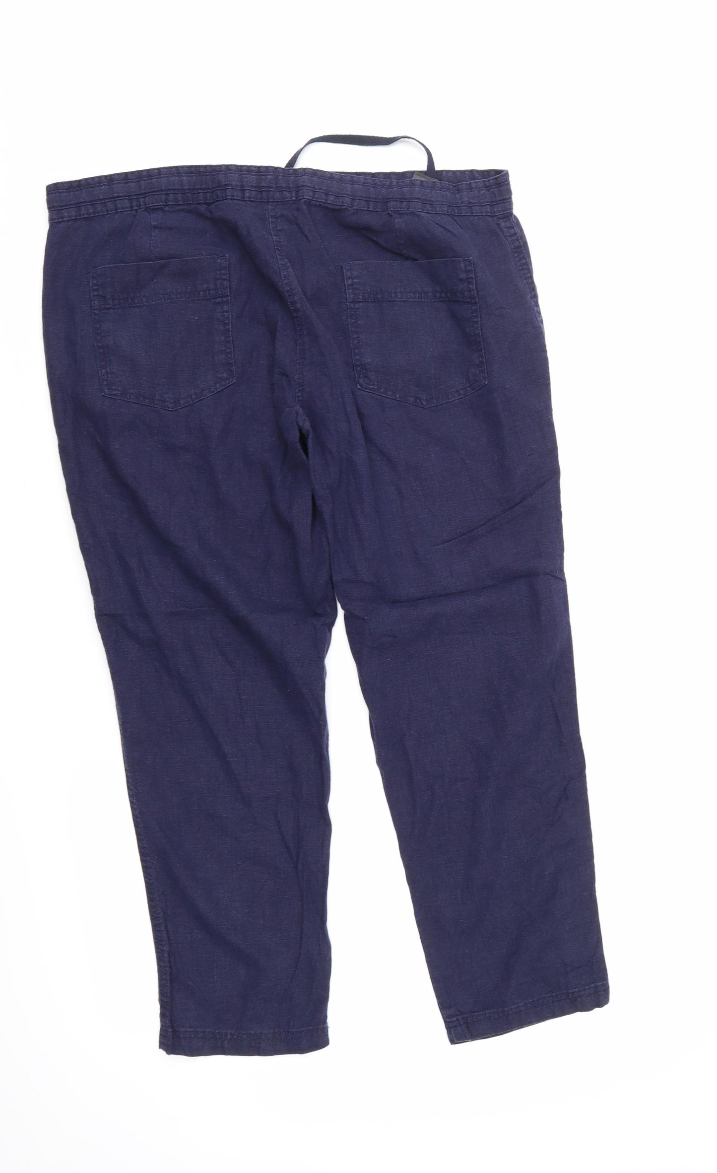 NEXT Womens Blue   Trousers  Size 16 L26.5 in