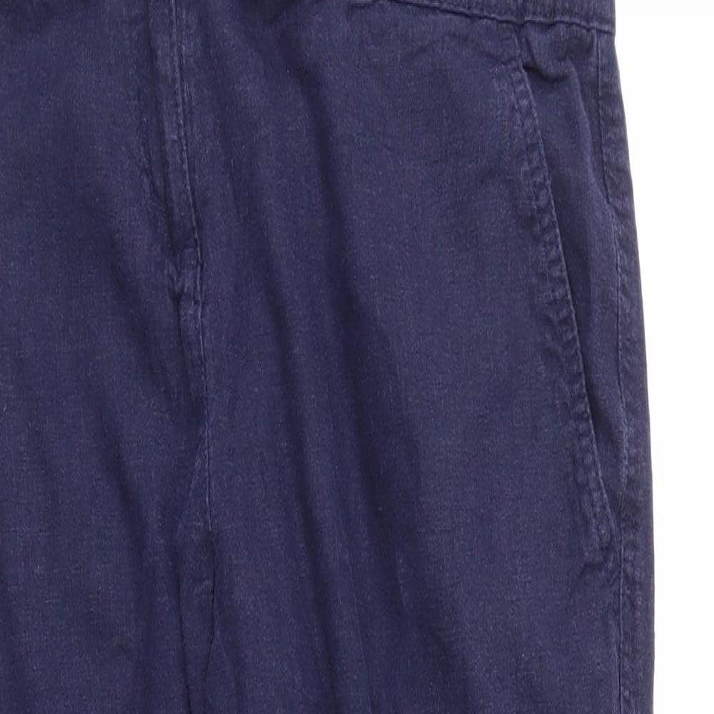 NEXT Womens Blue   Trousers  Size 16 L26.5 in