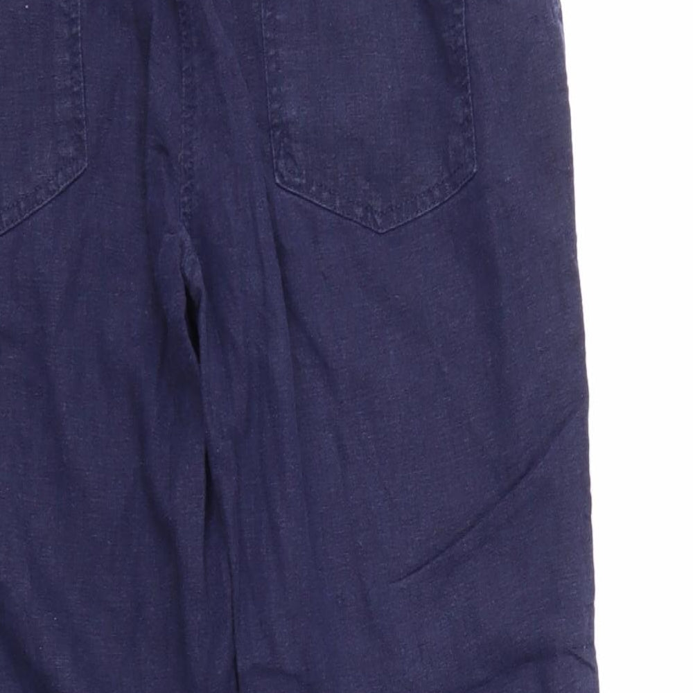 NEXT Womens Blue   Trousers  Size 16 L26.5 in