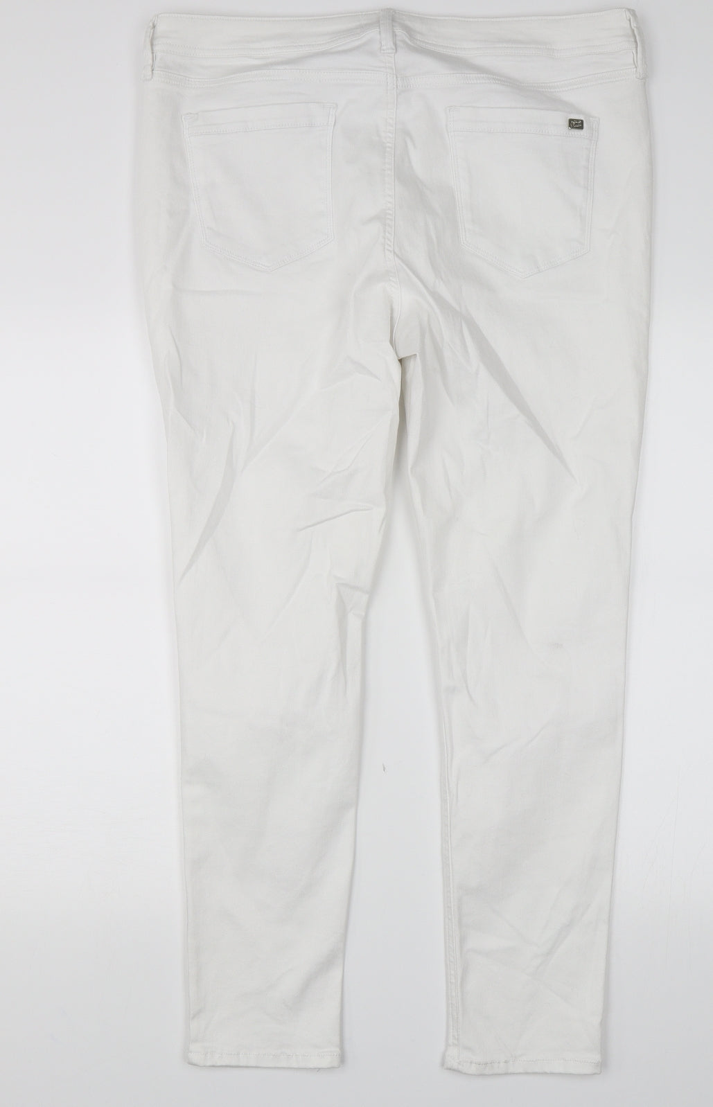 F&F Womens White   Skinny Jeans Size 20 L28 in