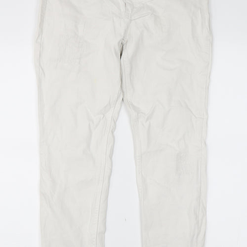 Up Fashion Womens White   Skinny Jeans Size 10 L26 in