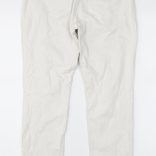 Up Fashion Womens White   Skinny Jeans Size 10 L26 in
