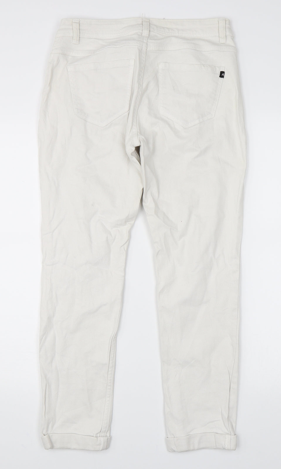 Up Fashion Womens White   Skinny Jeans Size 10 L26 in