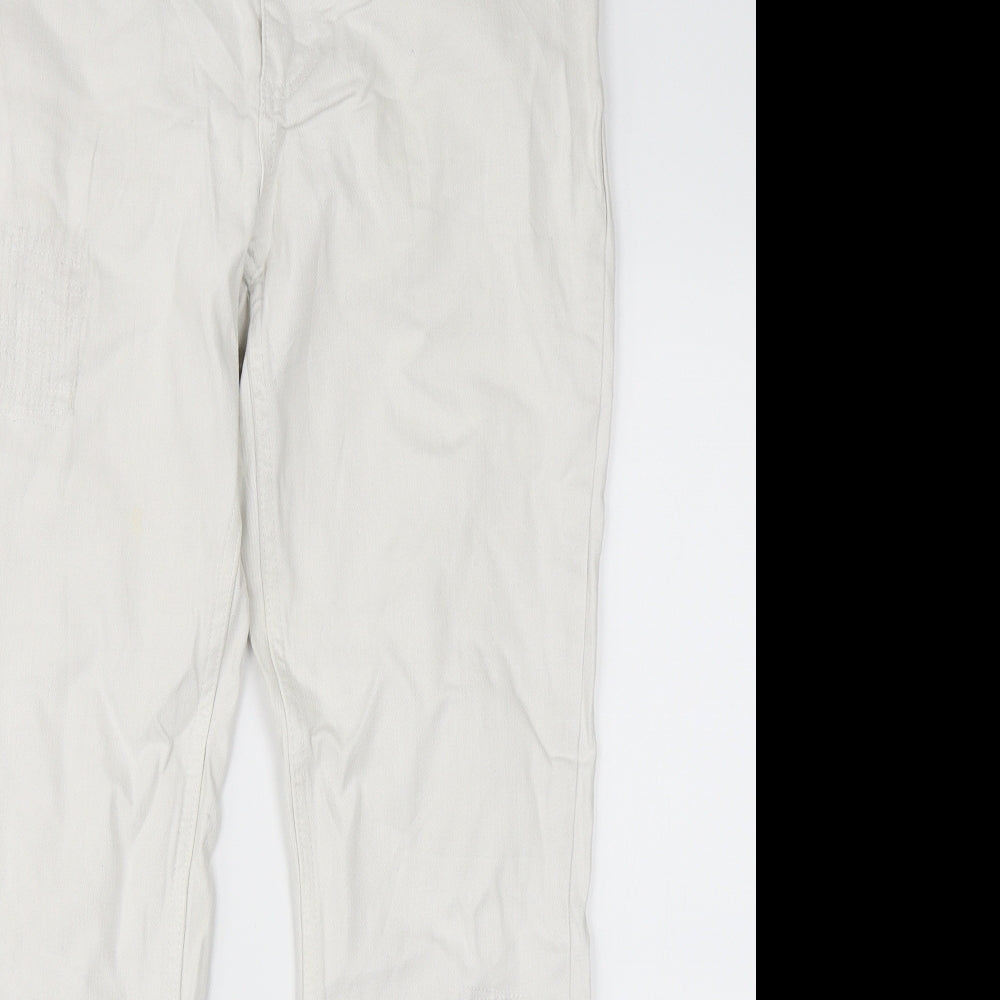 Up Fashion Womens White   Skinny Jeans Size 10 L26 in