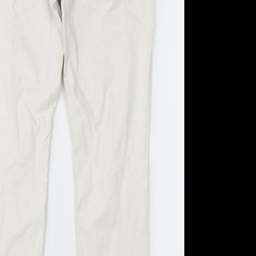 Up Fashion Womens White   Skinny Jeans Size 10 L26 in