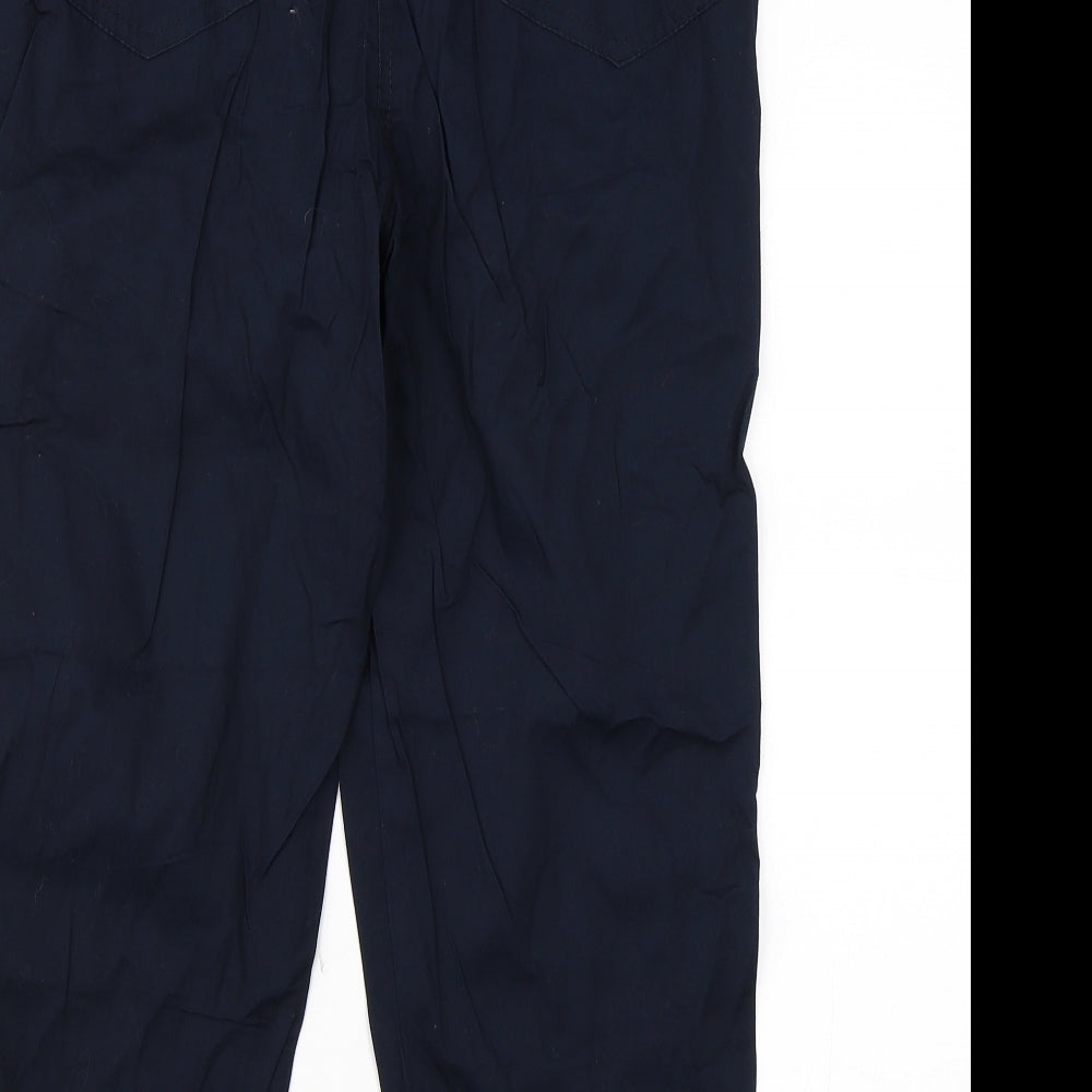 M&Co Womens Blue   Cargo Trousers Size 12 L22 in