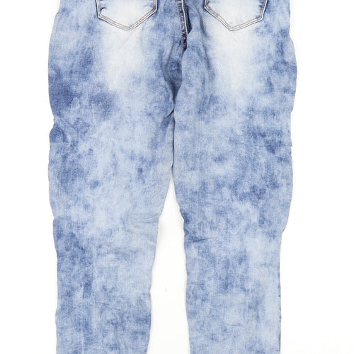 Miss RJ Womens Blue   Skinny Jeans Size 24 in L25 in - Studs on knees