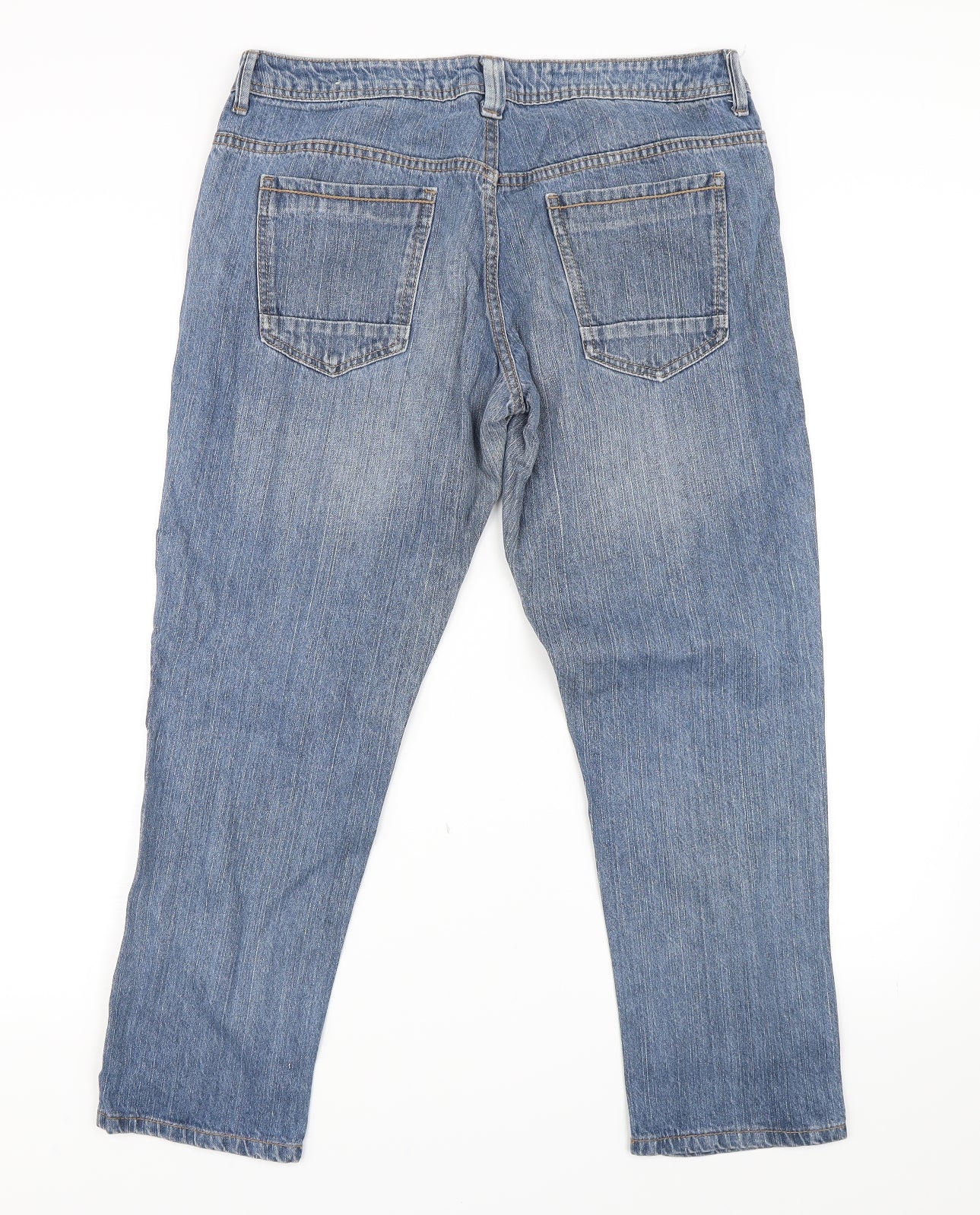 NEXT Womens Blue   Cropped Jeans Size 12 L27 in