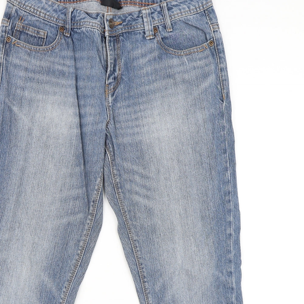 NEXT Womens Blue   Cropped Jeans Size 12 L27 in