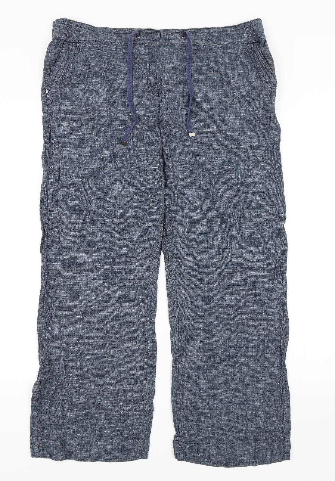George Womens Blue   Trousers  Size 16 L27 in