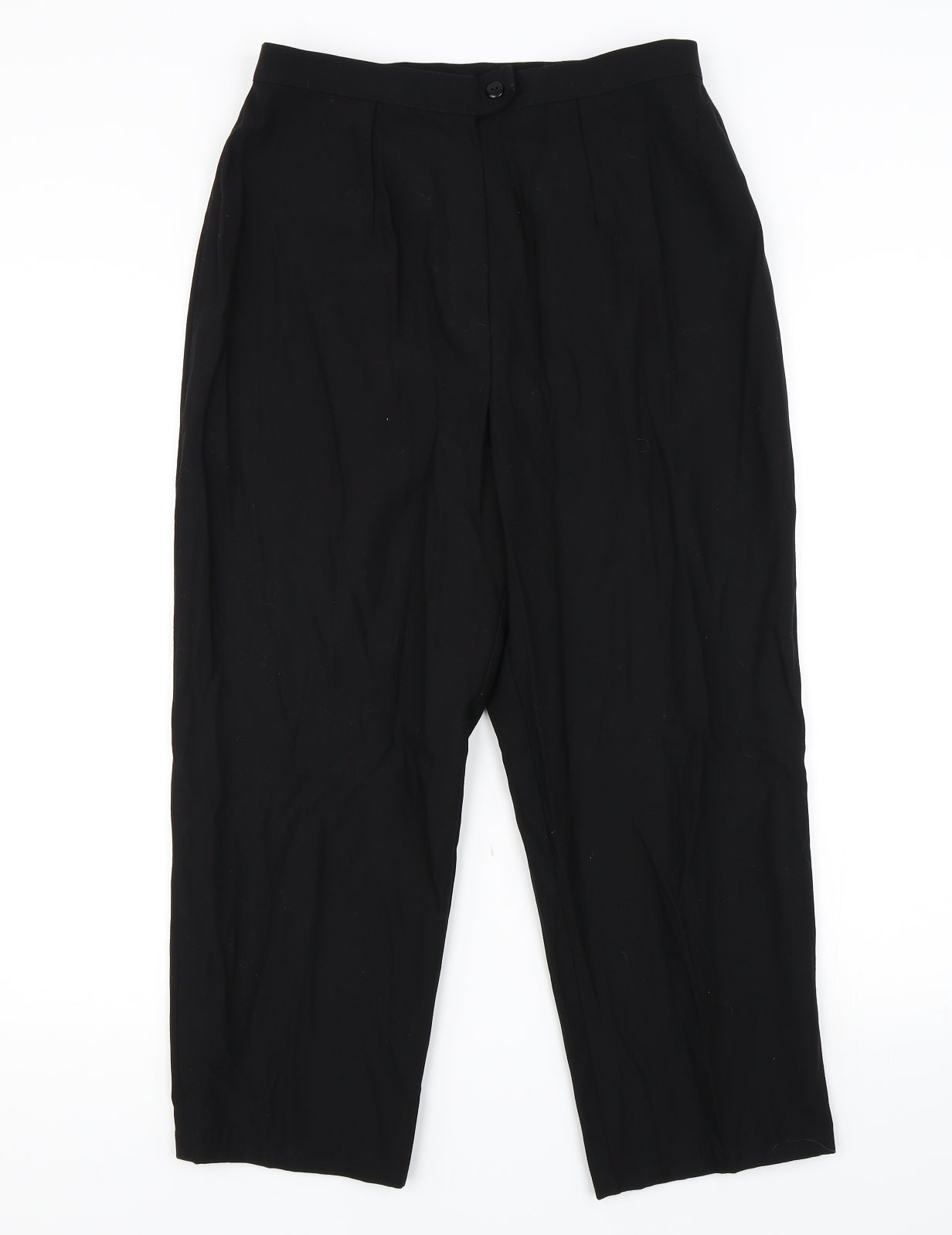 Marks and Spencer Womens Black   Trousers  Size 14 L24 in