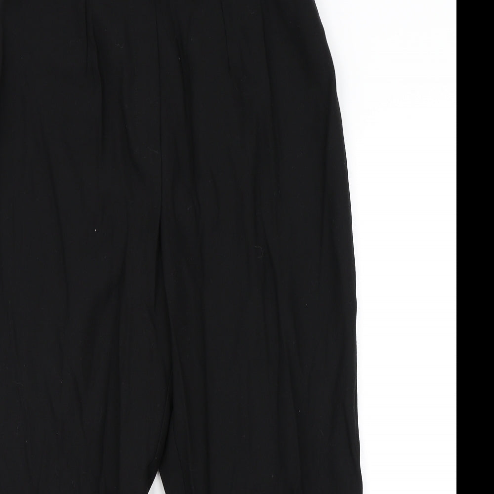 Marks and Spencer Womens Black   Trousers  Size 14 L24 in